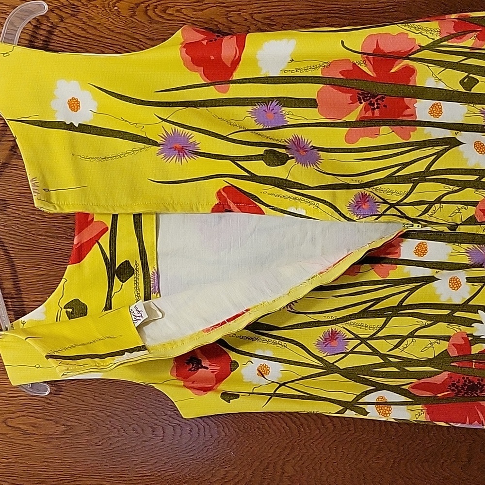Vtg Janet Lynn med-larg union made dress - Picture 6 of 9